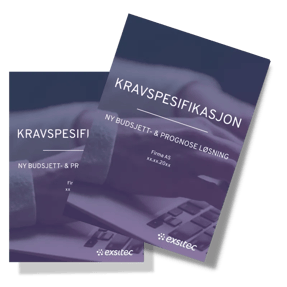 Kravspesifikasjon Budsjett og prognose