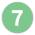 web ball small - green 7