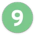 web ball small - green 9