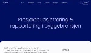Guide - Prosjektbudsjettering og rapportering i byggebransjen