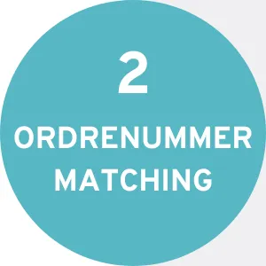 2.ORDRENUMMER MATCHING