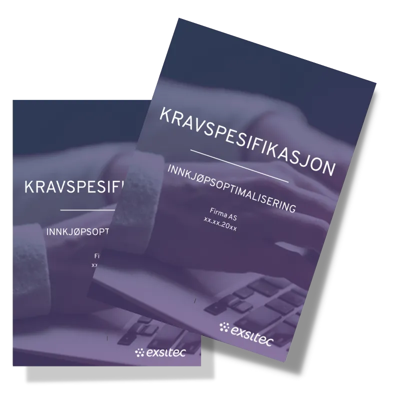 Kravspesifikasjon innkjøpsoptimalisering 2023