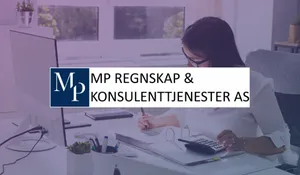 Referansecase bilde med logo og gradient MP regnskap (300 × 175 px) (1)