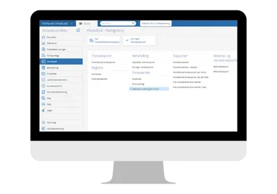 Skjermbilde fra system - Visma.net ERP - NO