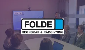Folde Regnskap med gradient (300 × 175 px)